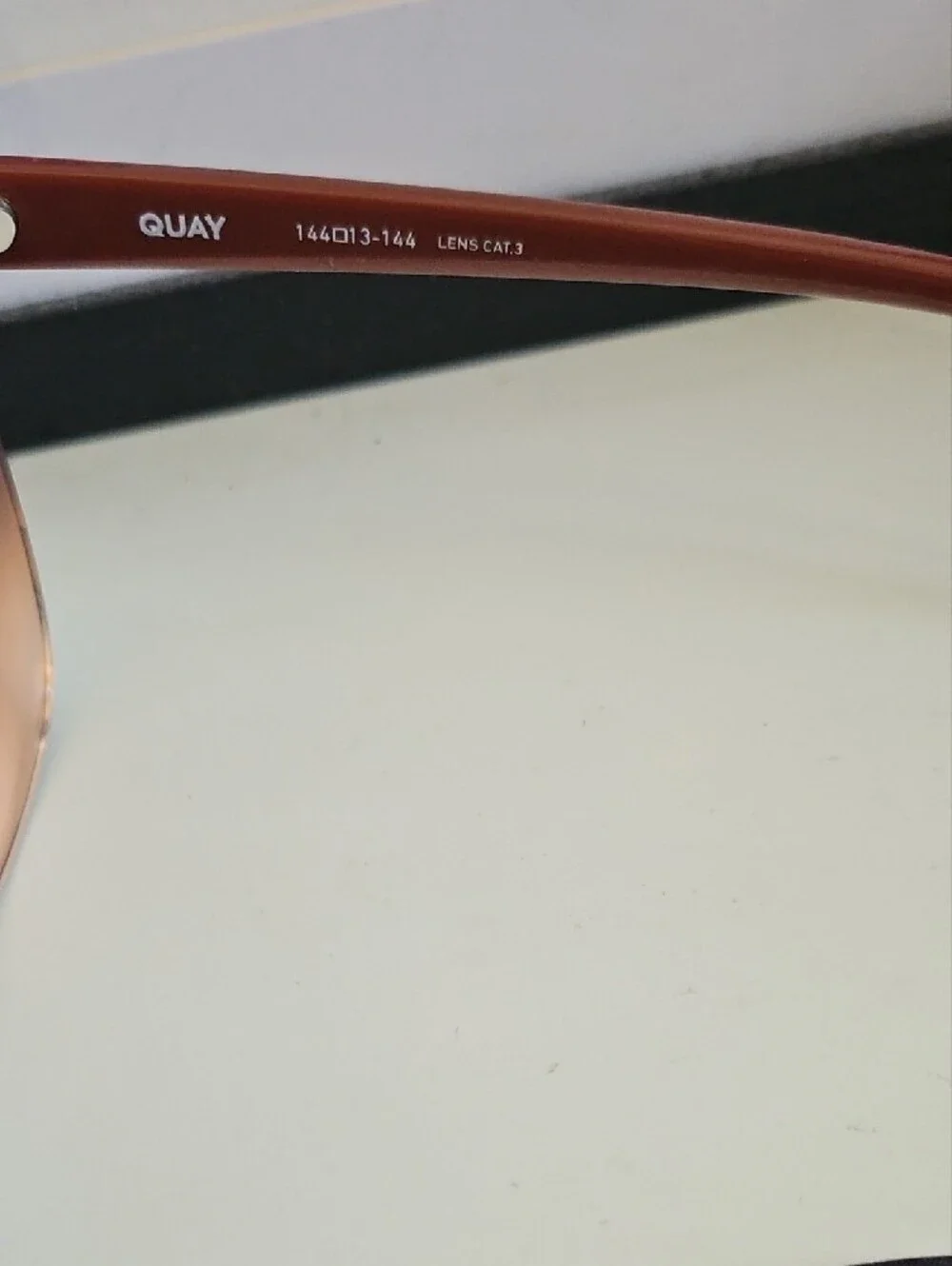 Quay Women's Gradient Brown Cat-Eye Sunglasses